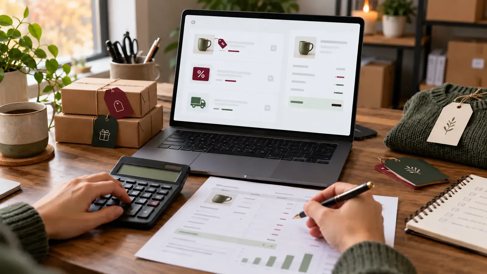 Shopify seller checks overlapping Black Friday discounts and order profit before launch
